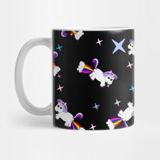 Unicorn Farts Pattern Mug